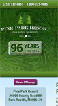 Mobile Screenshot of pineparkresort.com